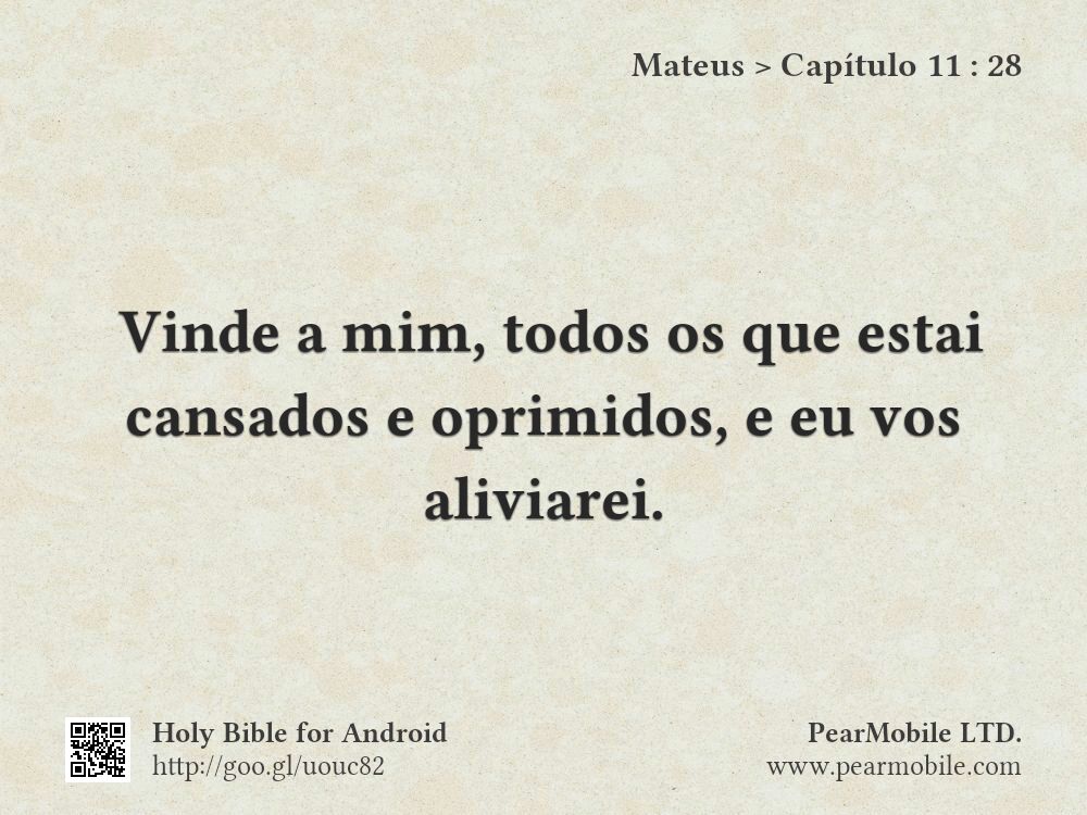 Mateus, Capítulo 11:28